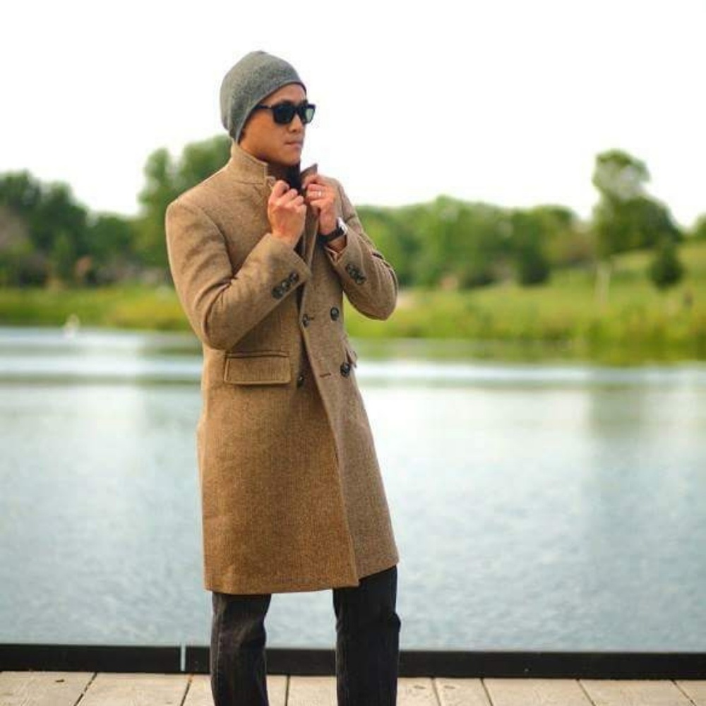 Wool coat (Men style) - Picture 3 of 4